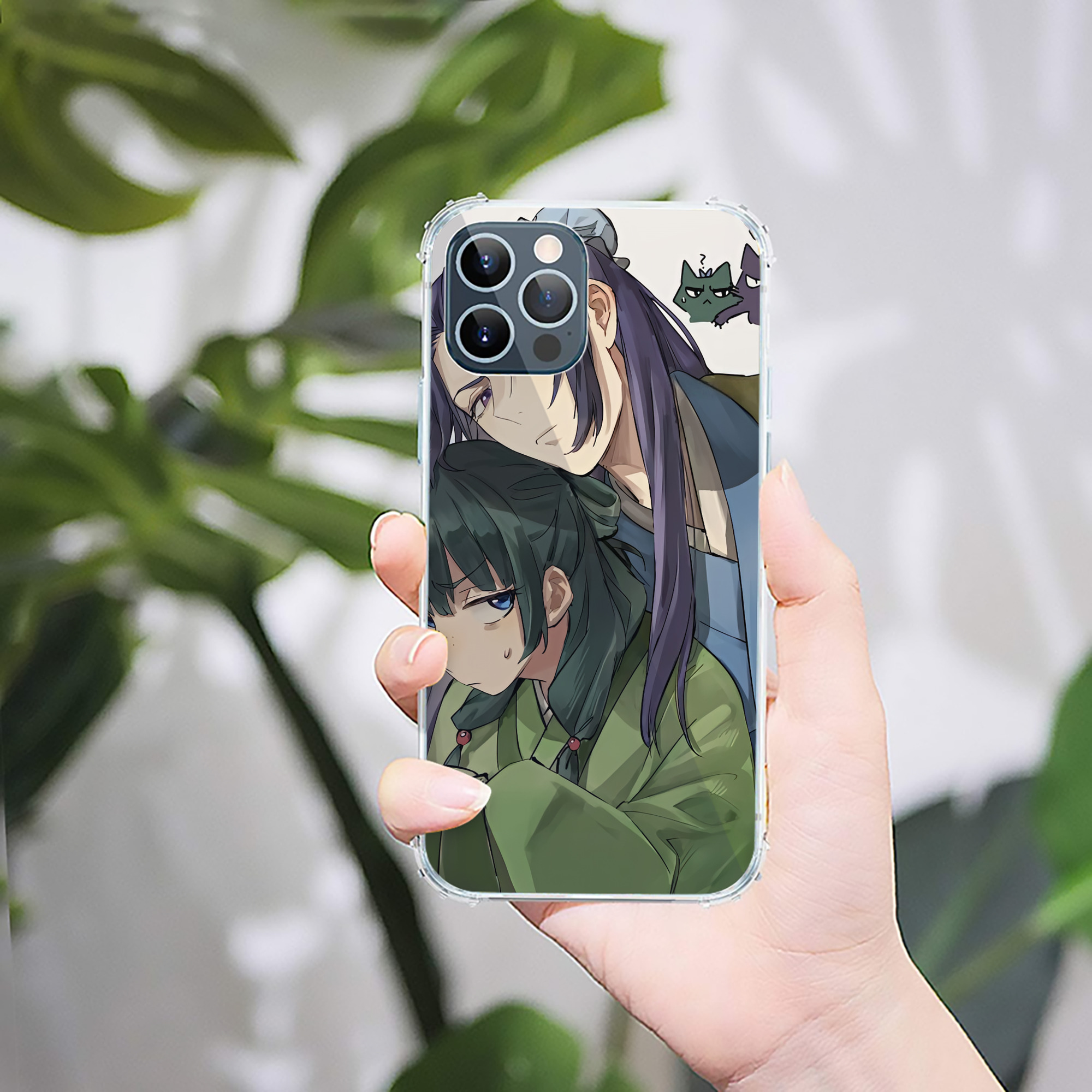 （画像用） 薬屋のひとりごと The Apothecary Diaries 【iPhone 12シリーズ対応】透明スマホケース（クリアソフトケース）